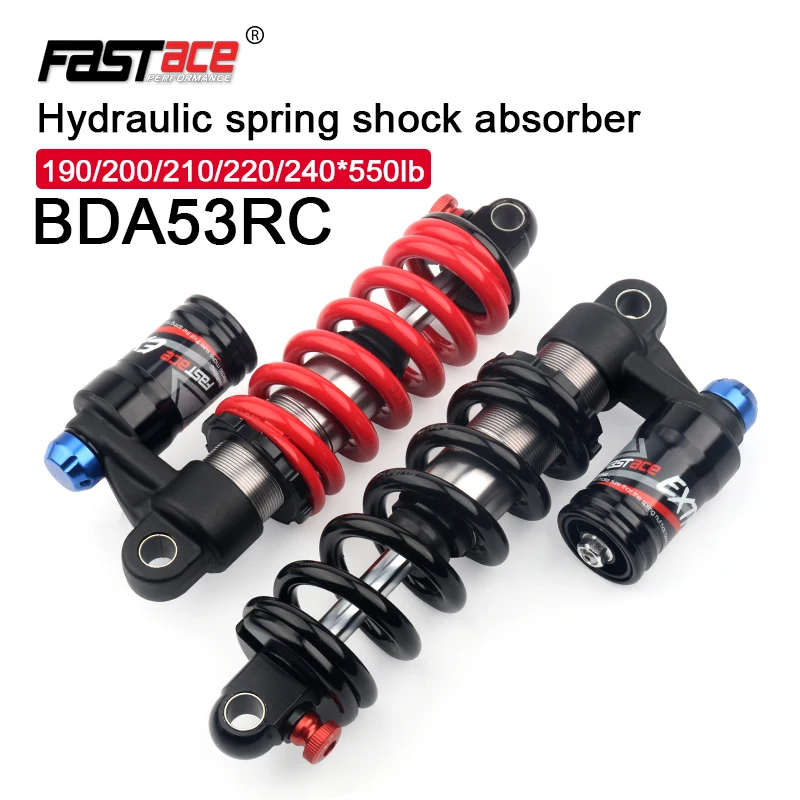 

Fastace 53RC MTB Downhill Bicycle Shock Absorber190 200 210 220 240mm 550lbs Rear Suspension MTB DH Shocks for DNM RCP2S KS