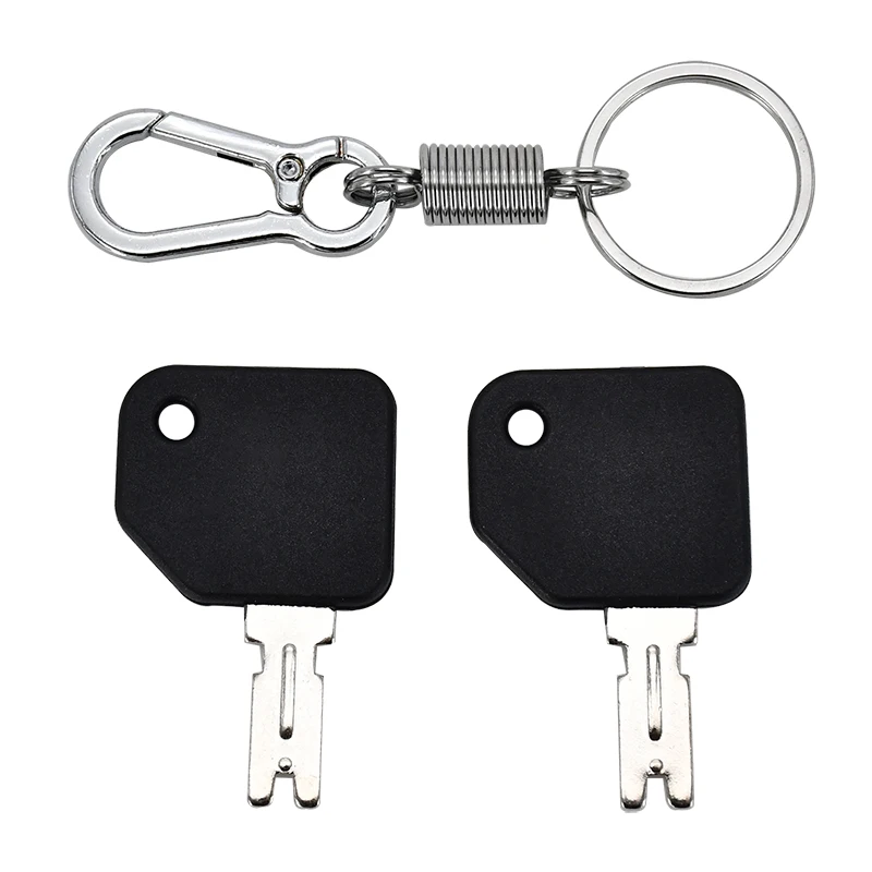 166 Forklift Ignition Keys Plastic Handle 186304 compatible with Caterpillar Cat Hyster Gradall Generic Clark Yale Komatsu