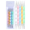 Arte Clavo 5pcs Professional Drawing Nail Pen Nail Art Pen 2 Way Dotting Pen Set For UV Gel Nail Painting Brush Rhinestones Tool 1