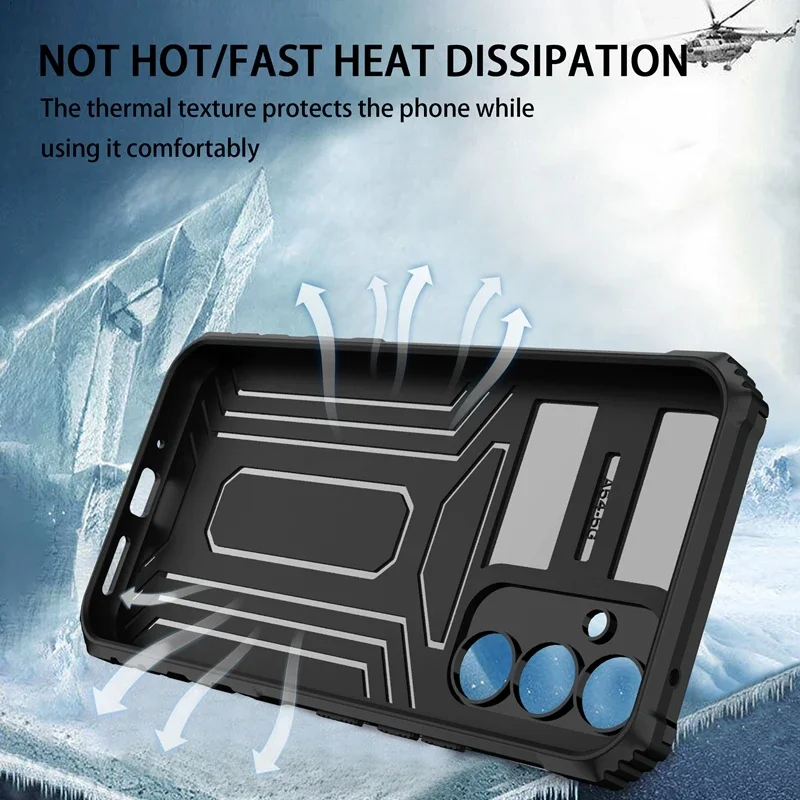 Durable Armor Case with Belt Clip Holster and Kickstand