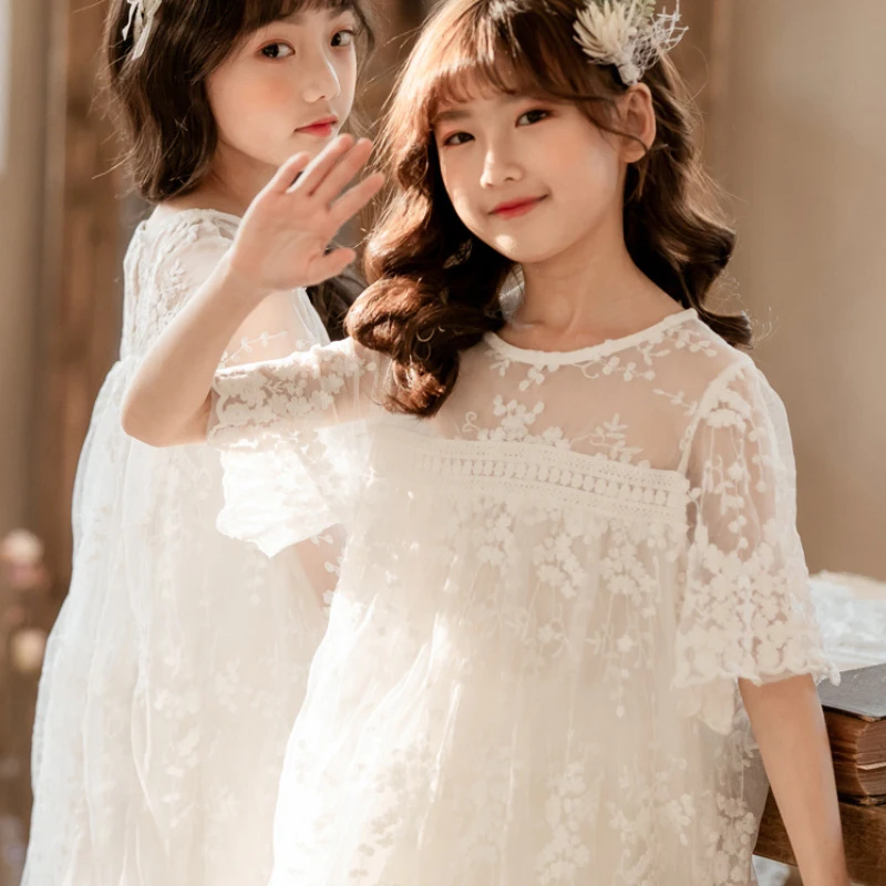 New Look Girls Off-White Lace Long Sleeve Dress: Real Product Info and  Honest Review for Ages 416