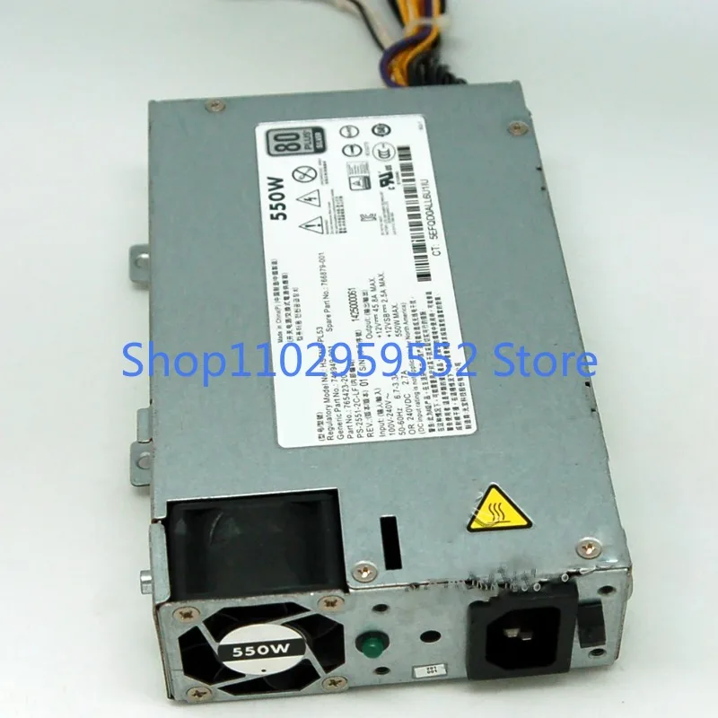 서버 전원 공급 장치용 1개 550W HSTNS-PL53 748949-001 766879-001 765423-201 PS-2551-2C-LF Psu 중고 키트