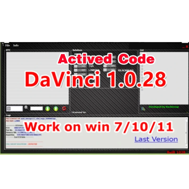 Davinci 1.0.28 ECU Tool Remapping Software