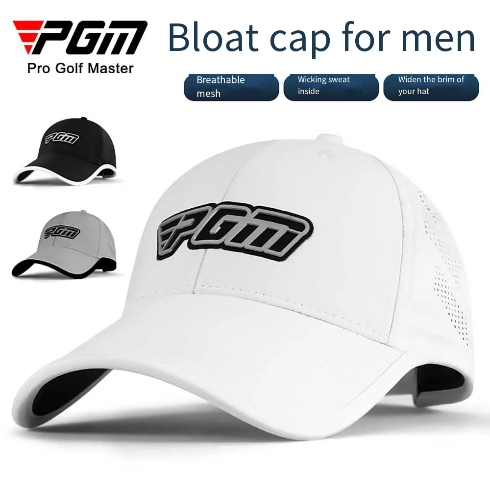 

PGM Golf Cap Men's Summer Outdoor Sports Duck Tongue Hat Sunshade Sun Protection Breathable Mesh Baseball Hat Golf Equipment