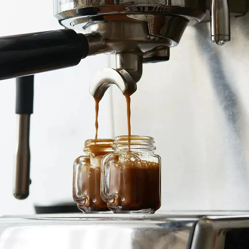 Glass Cup 35ML Mini Coffee Concentrate Sub-bottling Sealed Leakproof Bottle for Coffee Milk Honey