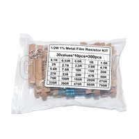 1/2W 1W 2W 3W Resistance 1% Metal Film Resistor Assortment Kit Set 30values 1R~750R 1K~820K Ohm - Image 6