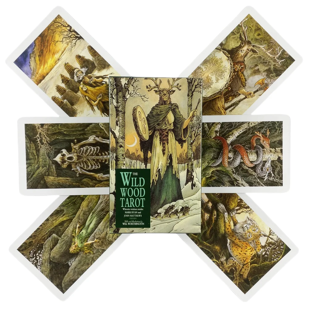 英語版 The WilderWoven Tarot タロットカード ワイルドウッドタロットカード占いデッキ英語バージョン版