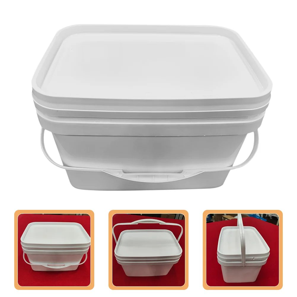 

3L10L Painting Bucket Paints Container With Cover And Handle Painting Varnish Storage Bucket Multipurpose Storage Container