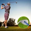 Golf Club Groove Sharpener Golf Accessory Tool  6 Heads Strong Wedge Alloy Wedge Sharpening Tool  for Re-Grooving Golf Clubs 6