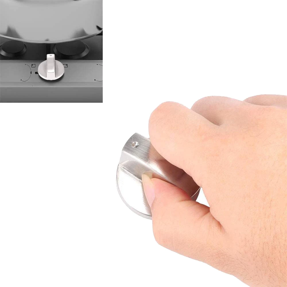 6Pcs Cooker Knobs 6mm Gas Stove Knobs Stove Replacement Metal Knobs Accessories for Kitchen Gas Oven kitchen tools