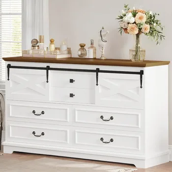 Farmhouse 6-Drawer Dresser 1