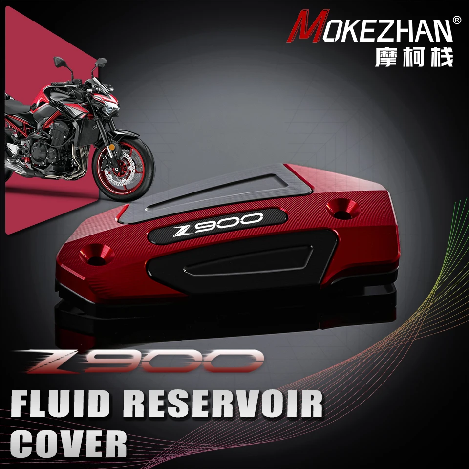 

For Kawasaki Z800 2013-2018 Z900 Z 800 900 2017-2024 Accessories Motorcycle CNC Front Fluid Reservoir Cover Brake Fuel Tank Cap