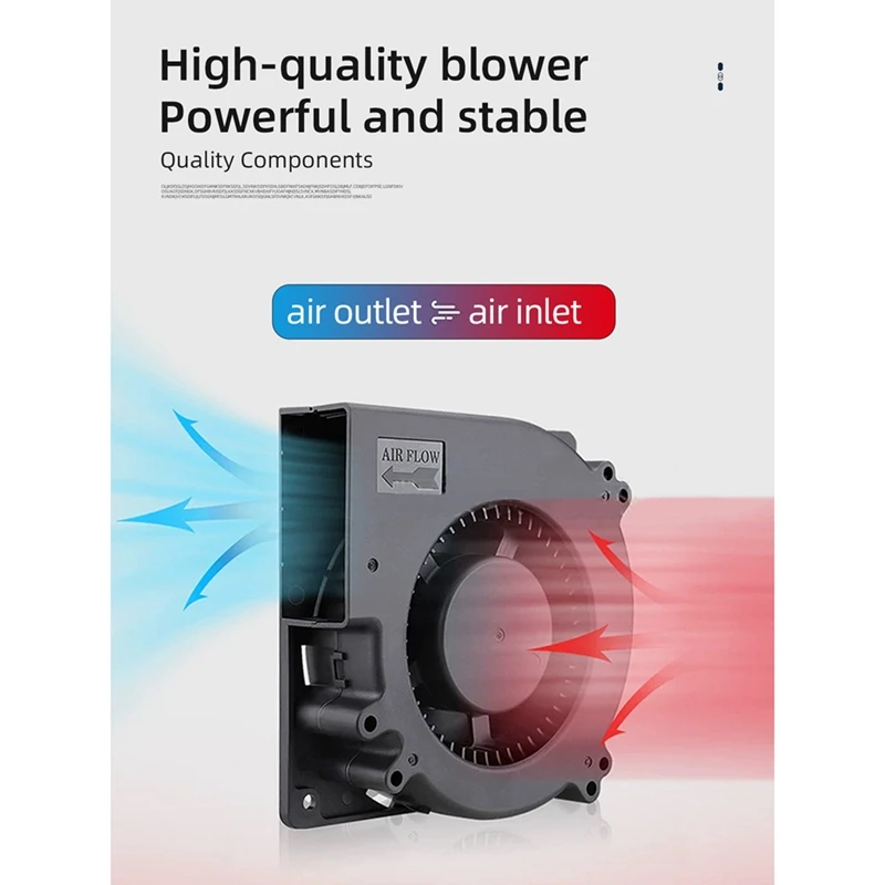 Unit High Airflow Low Large Vibration Blower Fan 2800 RPM Side Blow Unit For VORON V0 Series