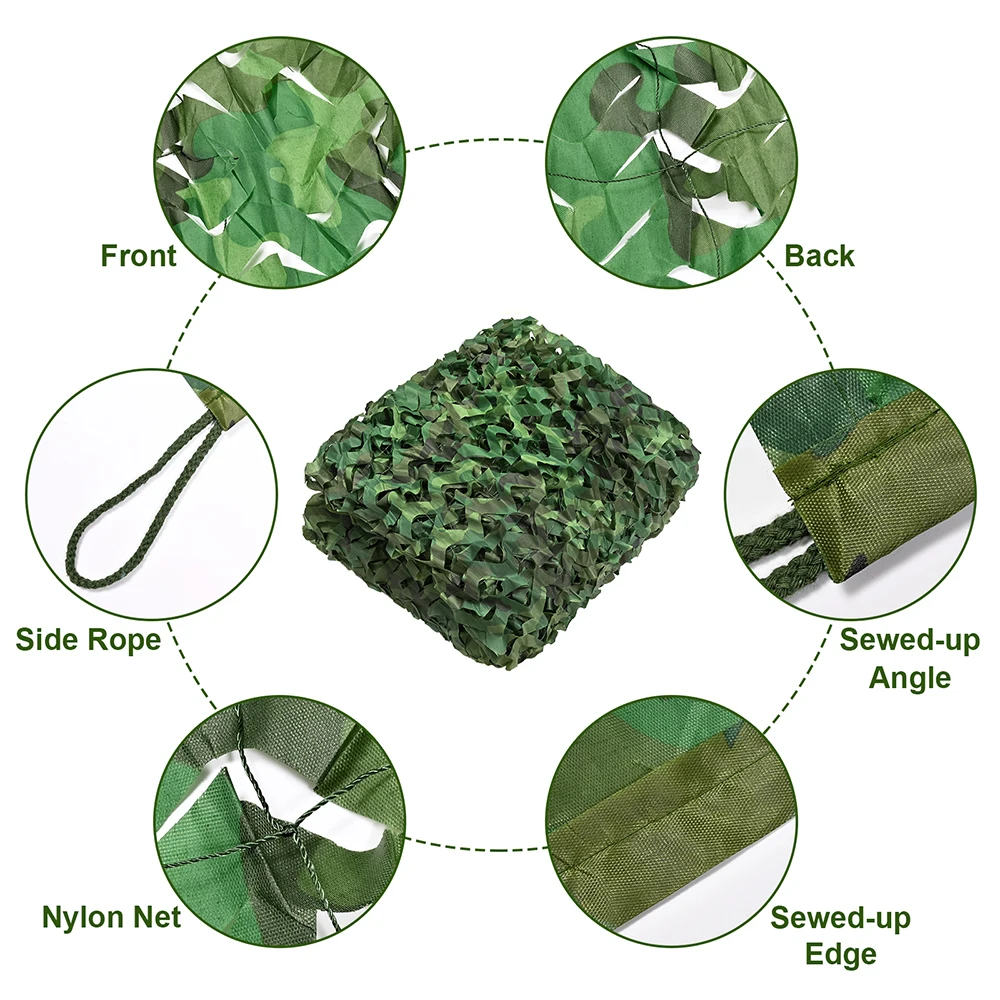Camouflage net hunting cover woodland training cover car cover tent shade camping awning