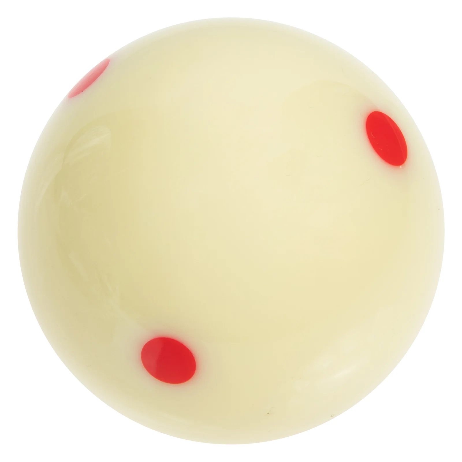 

Billiard White Ball Standard Cue with Six Dots Major Supply Resin Regulation Size Professional
