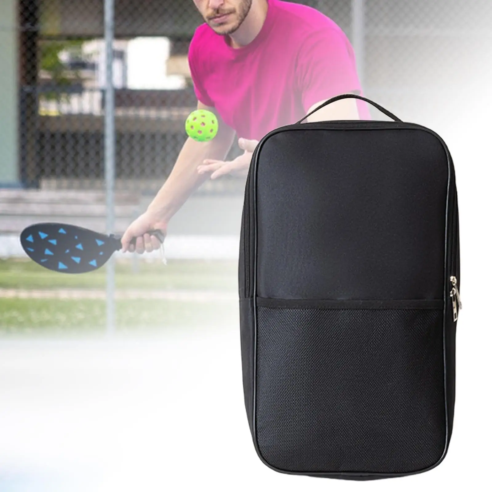 Pickleball Bag Backpack Durable Storage Carrier Paddle Holder for Exercise