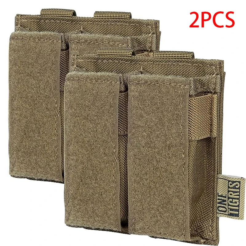 ONETIGRIS Tactical Pistol MOLLE Magazine Pouch Military Glock Double Clip Small Bag For GLOCK, M1911, 92F, 40mm Grenades, Etc