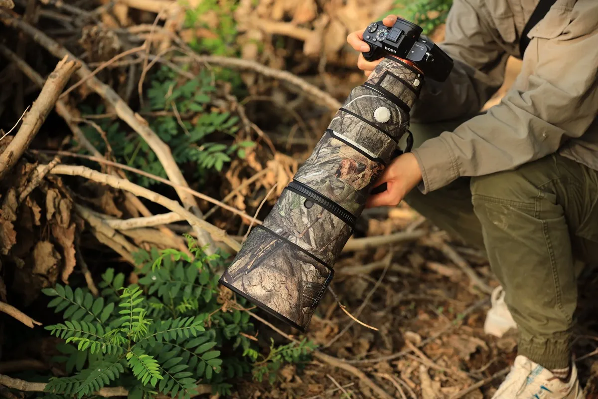 ROLANPRO 렌즈 코트  FE 100-400mm F4.5 GM OSS 렌즈 보호 슬리브 카메라 보호 케이스 레인커버 위장 커버