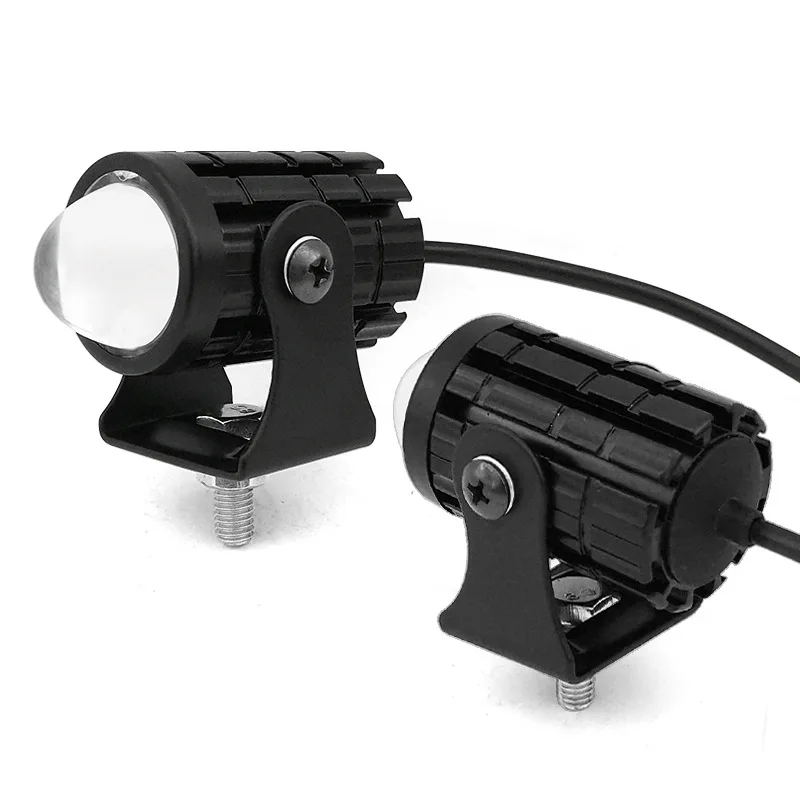 

Motorcycle Accessory Spotlights Headlights LED Dual Color Small Steel Cannon Far Near Integrated Waterproof Super Bright 12-80V