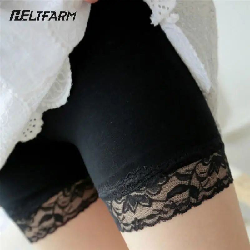 1pc Women Safety Shorts Pants Seamless Lace Panties Seamless Anti Emptied Boyshorts Pants Girls Slimming Underwear
