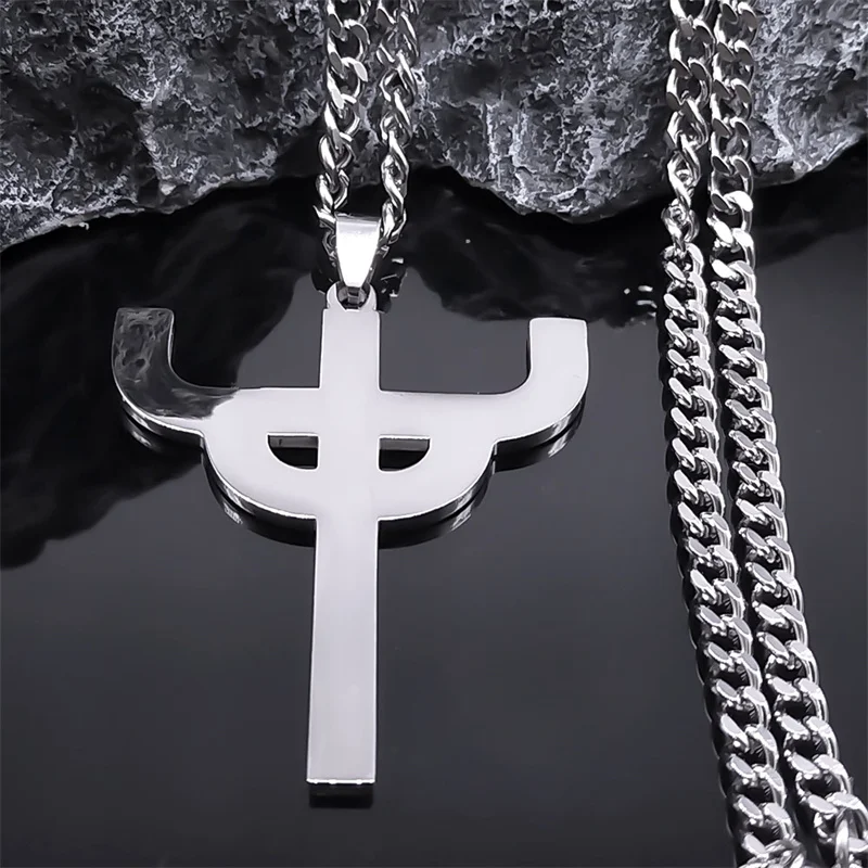 Music Band Judas Priest Necklace razor blade shape Pendant Fashion link  chain Necklaces Friendship Gift Jewelry Accessories