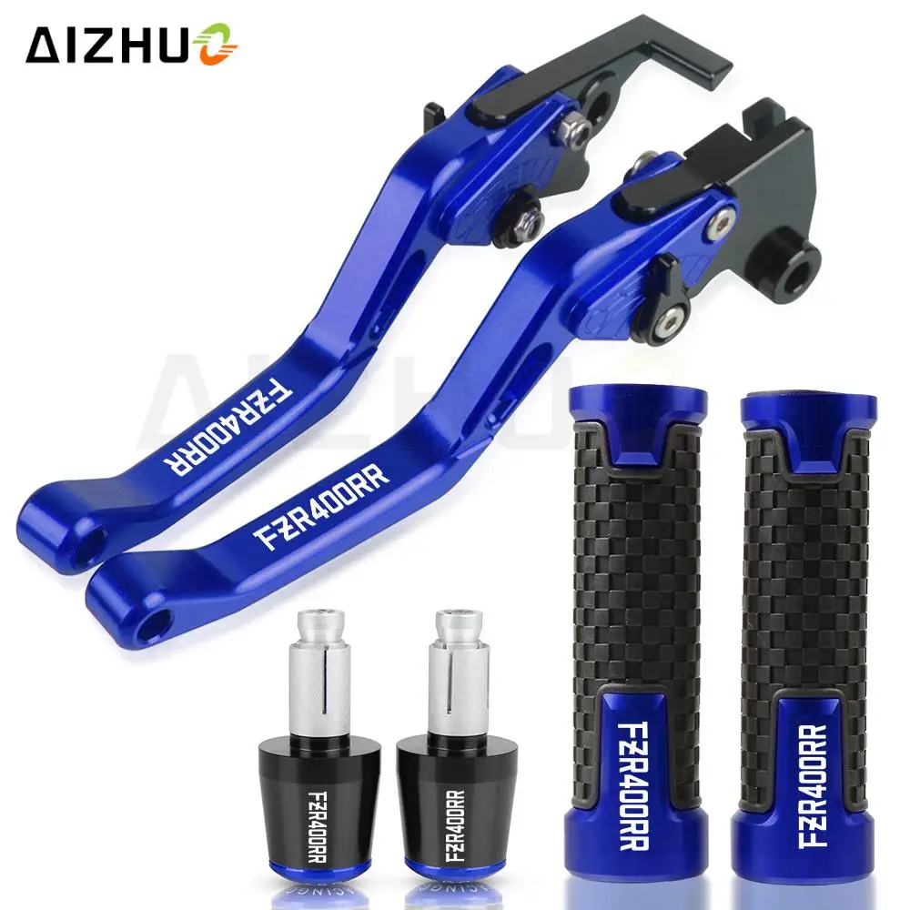 

Motorcycle Aluminum Brake Clutch Levers For YAMAHA FZR400RR SP 1991 1992 1993 1994 1995 FZR400RR SP Handlebar Hand Grips ends
