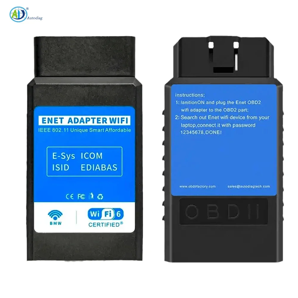 BimmerCode用OBDアダプタSmartBimmer ENET Wifi Enet Wifi Adapter for BMW F/G/I Series Obd2 Wifi CarPlay