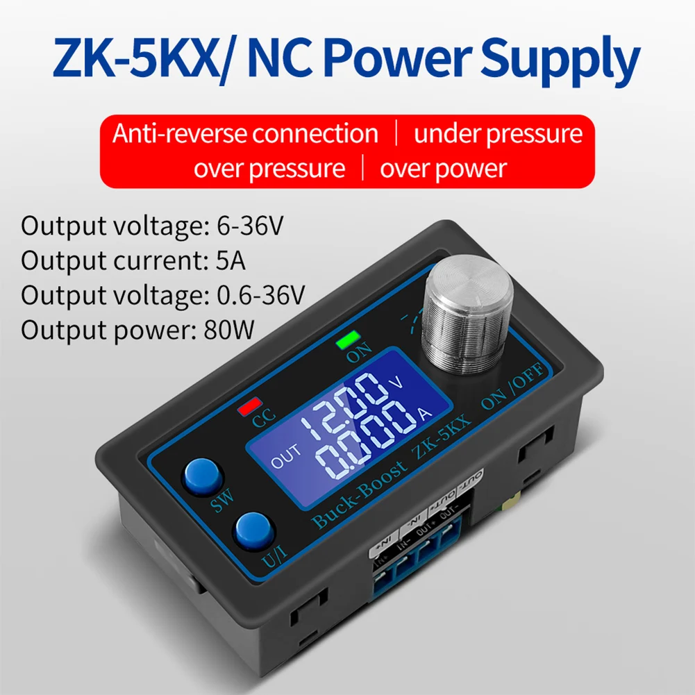 Adjustable Regulated Laboratory Power Supply DC DC Buck Boost Regulator