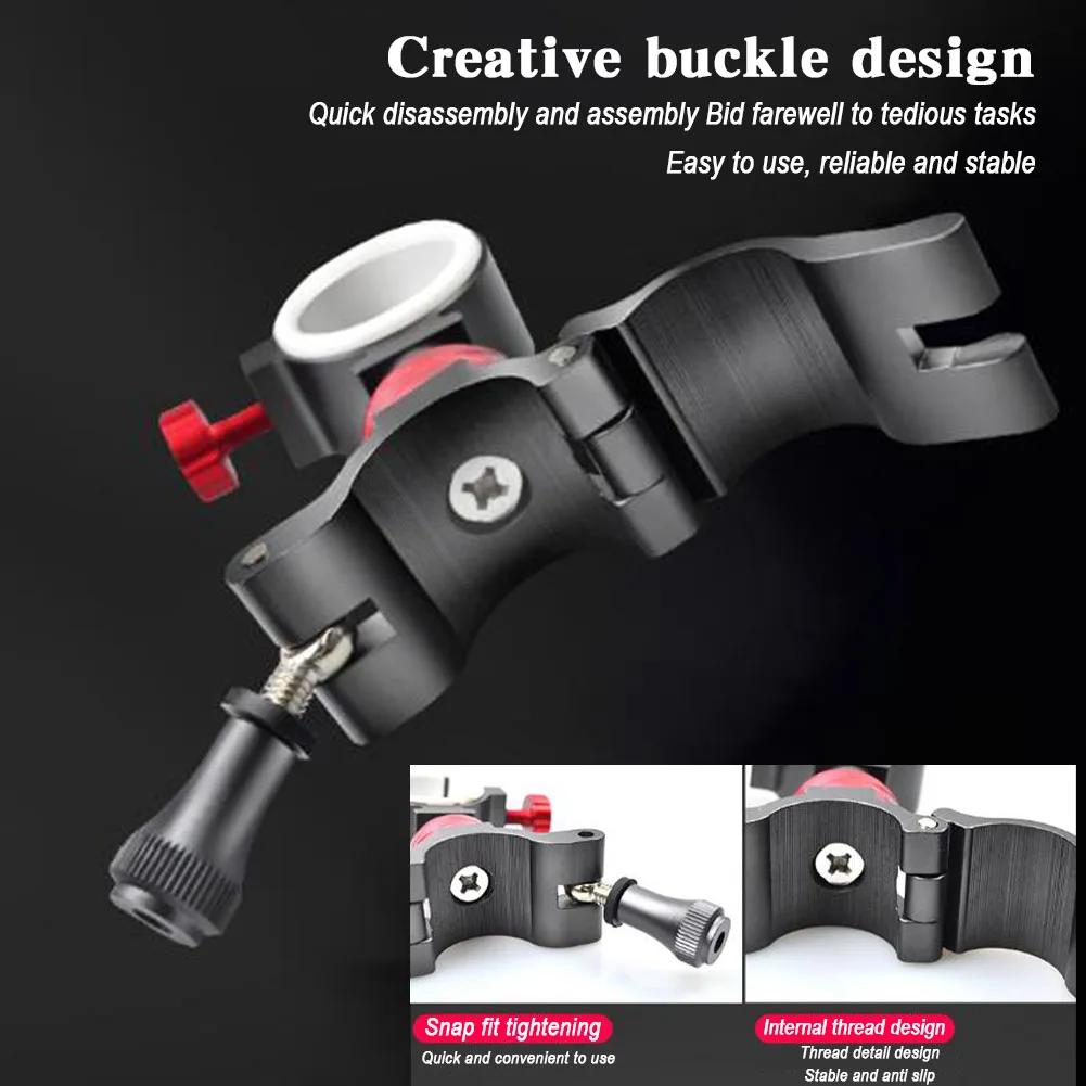 Rotation Umbrella Holder for Fishing Chair, Durable Clip, Quick Disassembly, Holder Accessory, 360 Degree Rotation