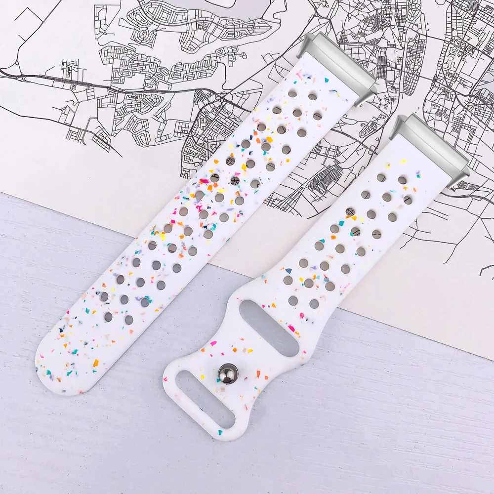 Silicone Strap with Metal Adapter for Smartwatch - Replacement Band Bracelet Accessory