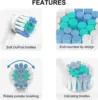 4/8/16pcs Replacement Brush Heads For Oral-B Electric Toothbrush Fit Advance Power/Pro Health/Triumph/3D Excel/Vitality 3