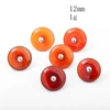 12mm Natural Stone Agate Shank Buttons Vibrant Onyx Round Gemstone Button for Scrapbooking DIY Sweaters Home Sewing Accessories 3