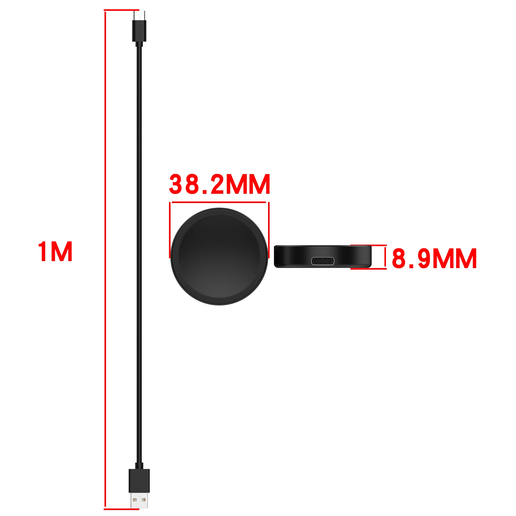 Universal Samsung Galaxy Watch Charger - Enhanced Fast Charging Cable and Adapter