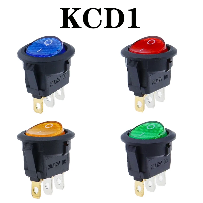 4Pcs-12V-220V-Led-Switch-16A-12V-Light-Switch-Power-Switch-Car-Button ...