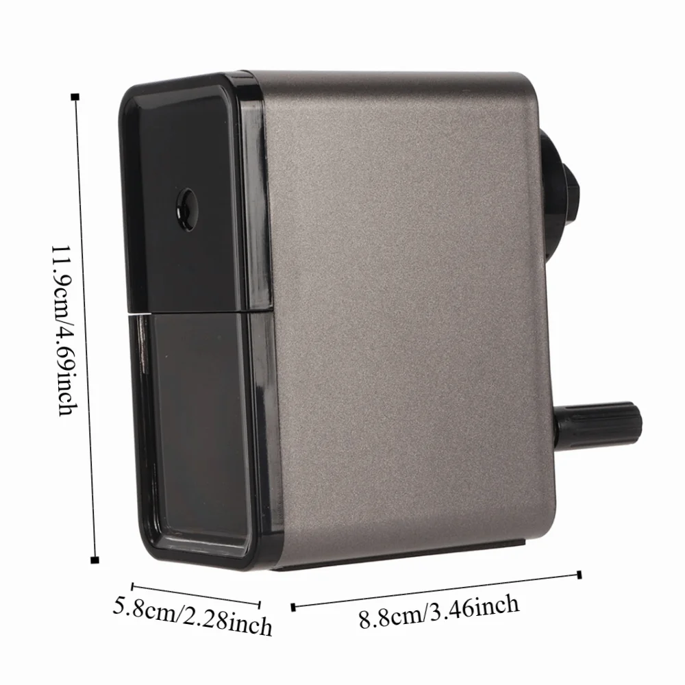 7 Adjustable Thickness Settings Sketch Wide Application Efficient Sharpening Manual Pencil Sharpener_voghion.com