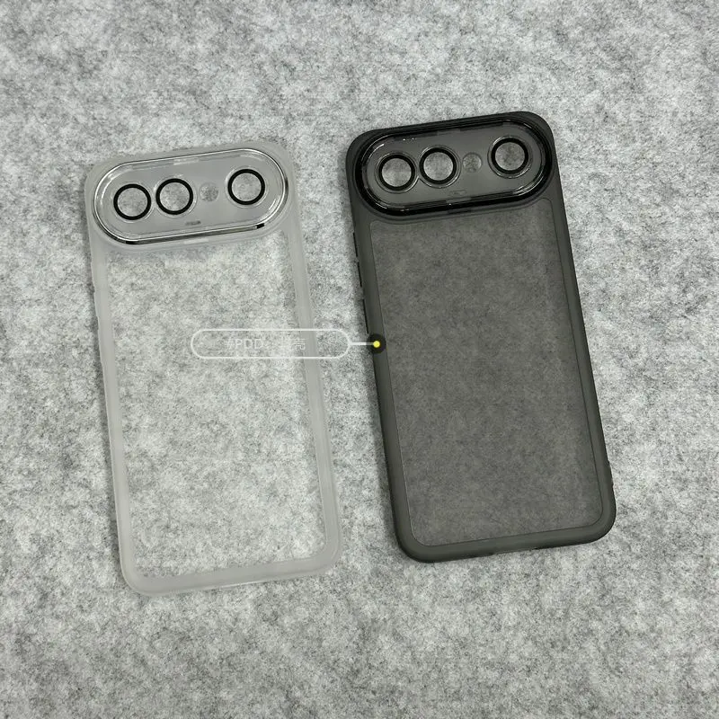 Ultra-Thin Transparent TPU Silicone Case with Lens Film Protection