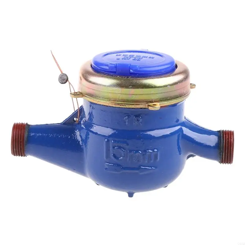 Water Meter Cold Water Meter Metal 15mm WaterFlow withFittings Garden
