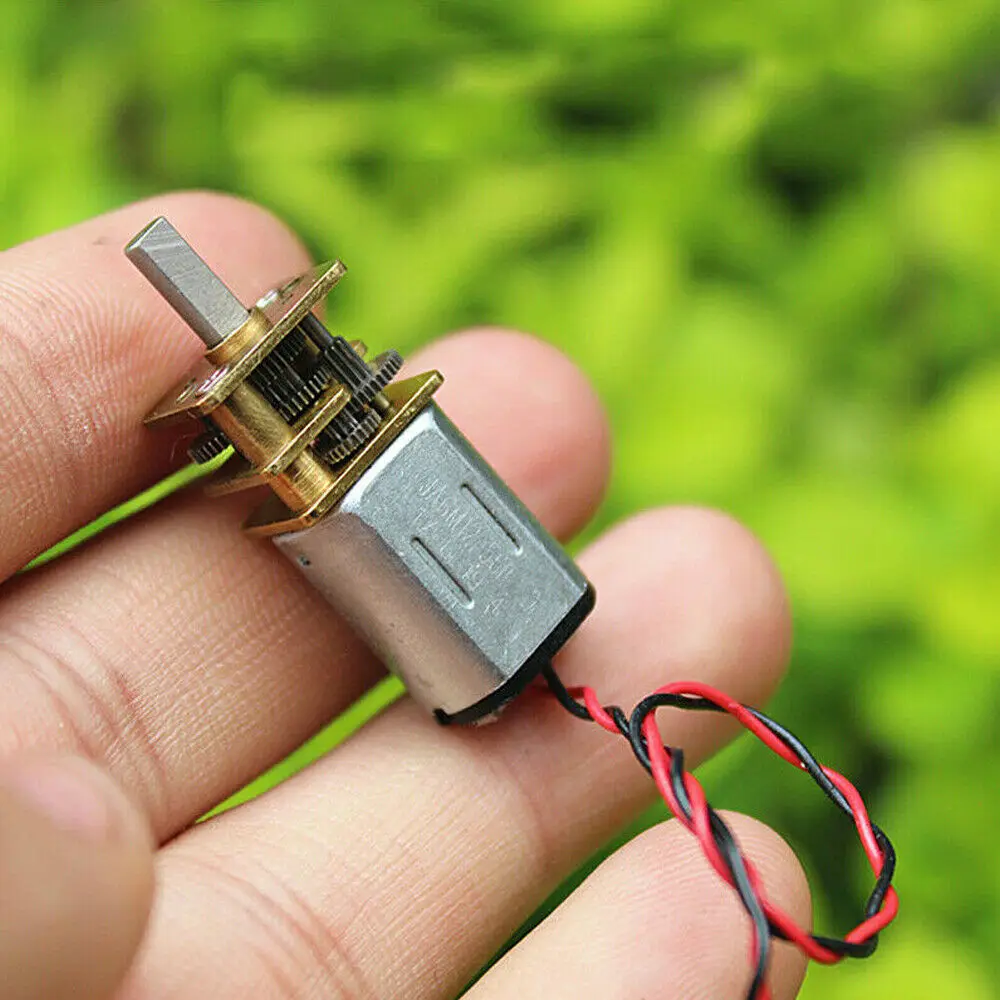 5Pcs N20 DC 5V Micro Metal Gear Motor Gear Wheel Gear Motor 60RPM Slow Speed Gearbox Reducer Electric Motor DIY Toy Accessories