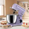 10-Speed With Pulse Button, Attachments include 6QT Bowl, Dough Hook, Beater, Whisk for Most Home Cooks, Vine Purple 5