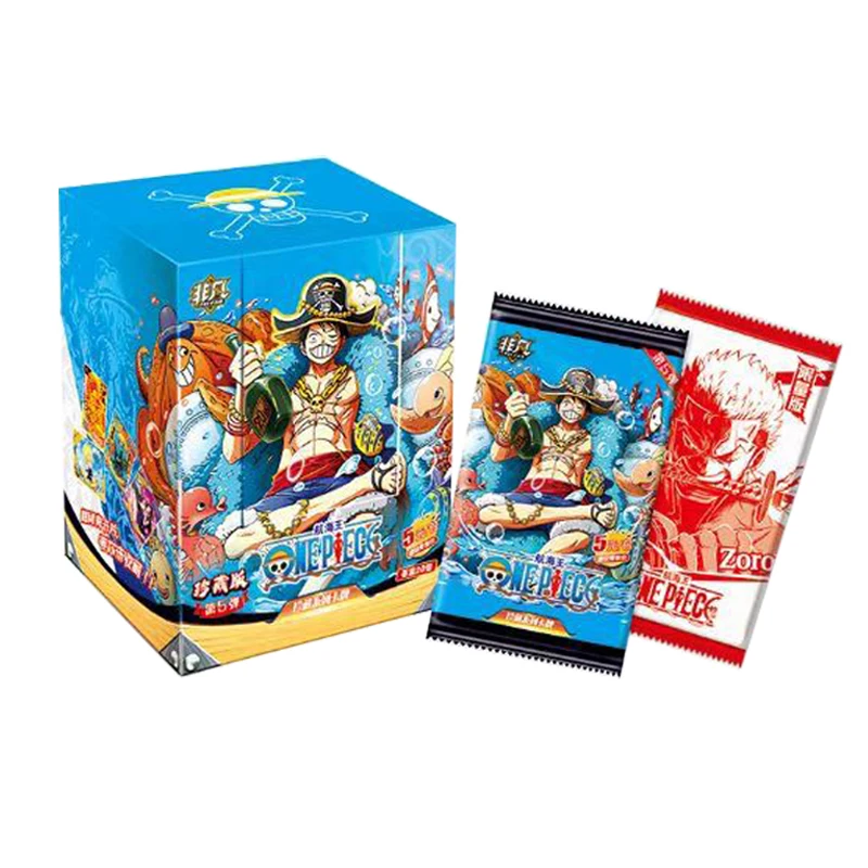 One Piece Collection Cards Booster Box Case Ar Puzzle Rare Anime Table Playing Game Board Cards