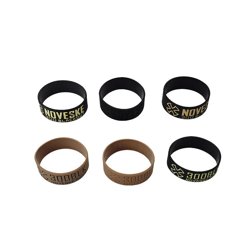 2pc/set Tactical NOVESKE N4 300BLK Seals Multi-functional Rubber Band for Flashlight tactical rubber bands