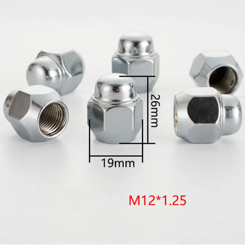19mm Hex m12x1.25 Wheel Nut 28171AJ000 for Subaru Outback Legacy Impreza Subaru Forester Crosstrek Justy Legacy BRZ Ascent wheel nut caps screw caps wheel nut covers bolt nut covers
