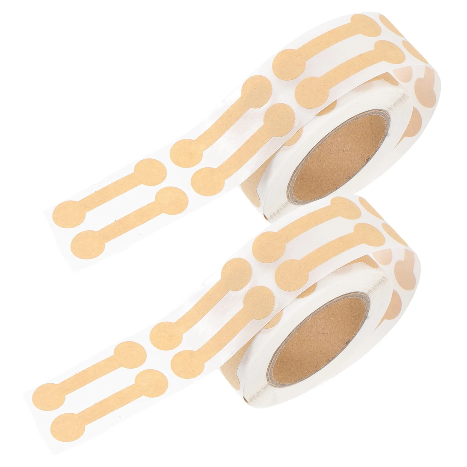 2 롤 가격표용 변조 방지 테이프 목걸이 팔찌 DIY 선물 포장 공예 예술 장식을 위한 우아한 씰 스티커