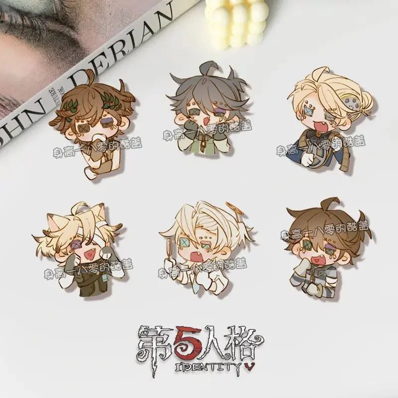 Anime Spiel Identität V Kawaii Cartoon Acryl Pins Gefangene Luca Cosplay Tasche Abzeichen Brosche Revers Rucksack Dekor Requisiten Fans Geschenk