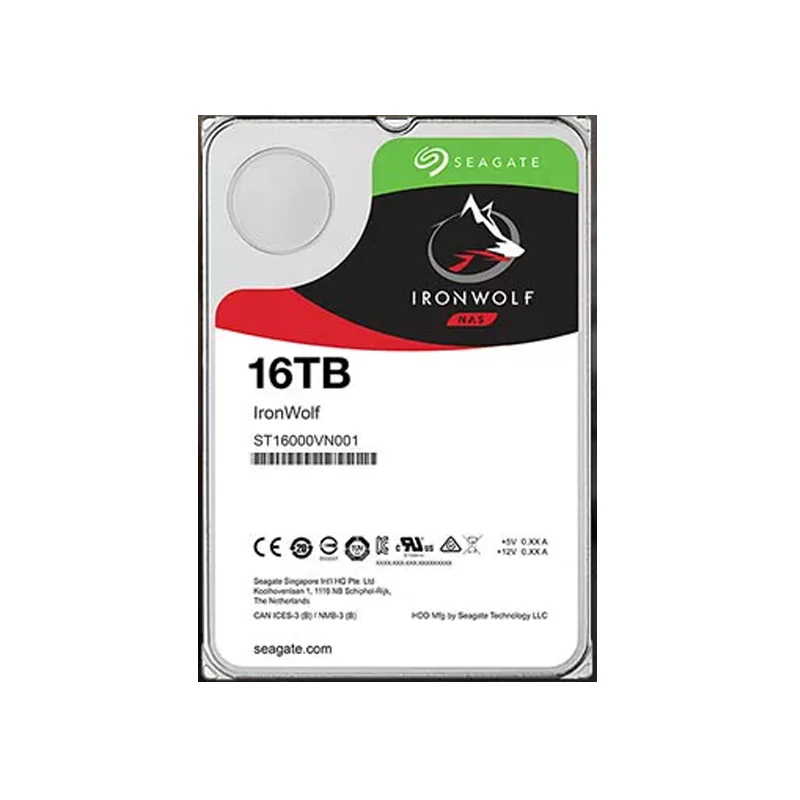 NAS HDD for Seagate IronWolf 16TB 3.5" SATA 6Gb/s 7.2K ST16000VN001 RE NEW
