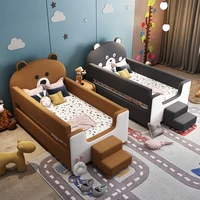 تصميم الأولاد الحديثة مجموعة مرتبة السرير الاطفال توفير مساحة الأطفال إطار سرير الطفل لوفت Camas دي Dormitorio الأثاث لغرفة النوم 2