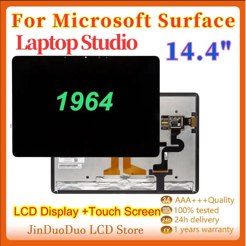 14.4 "Originale Per Microsoft Surface Laptop Studio 1964 Display Lcd Touch Screen Digitizer Per Surface Laptop Studio Lcd