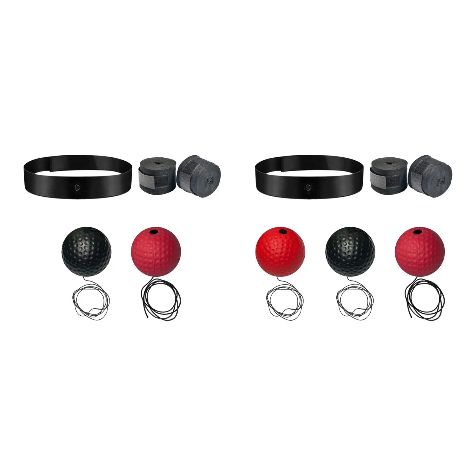 Fascia Per Palla Reflex Da Boxe Per Bambini Adulti Palestra Reflex Punching Fight Ball