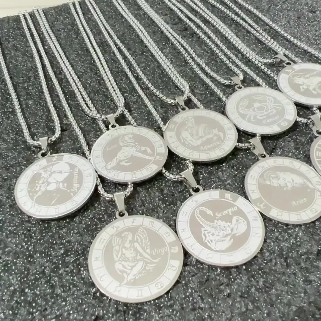 CHENGXUN лазерная резка изысканное ожерелье из нержавеющей стали с именем