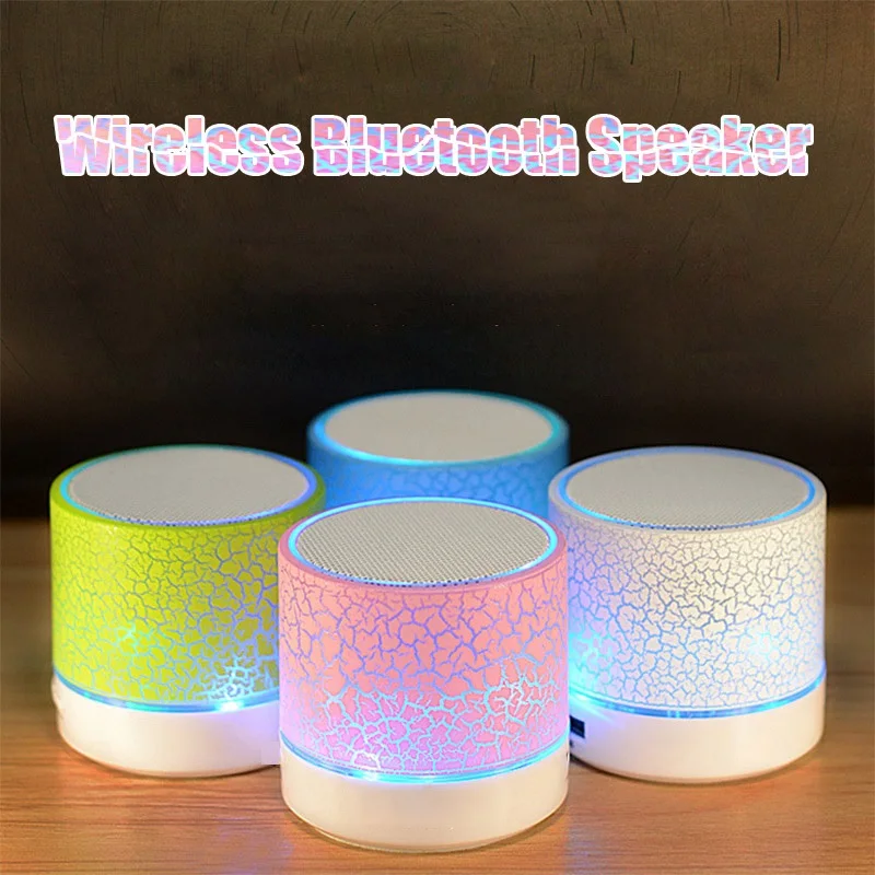 Colorful Cracked Wireless Bluetooth Speaker Box for Mobile Phone Laptop Tablet U Disk TF Card Subwoofer | Электроника